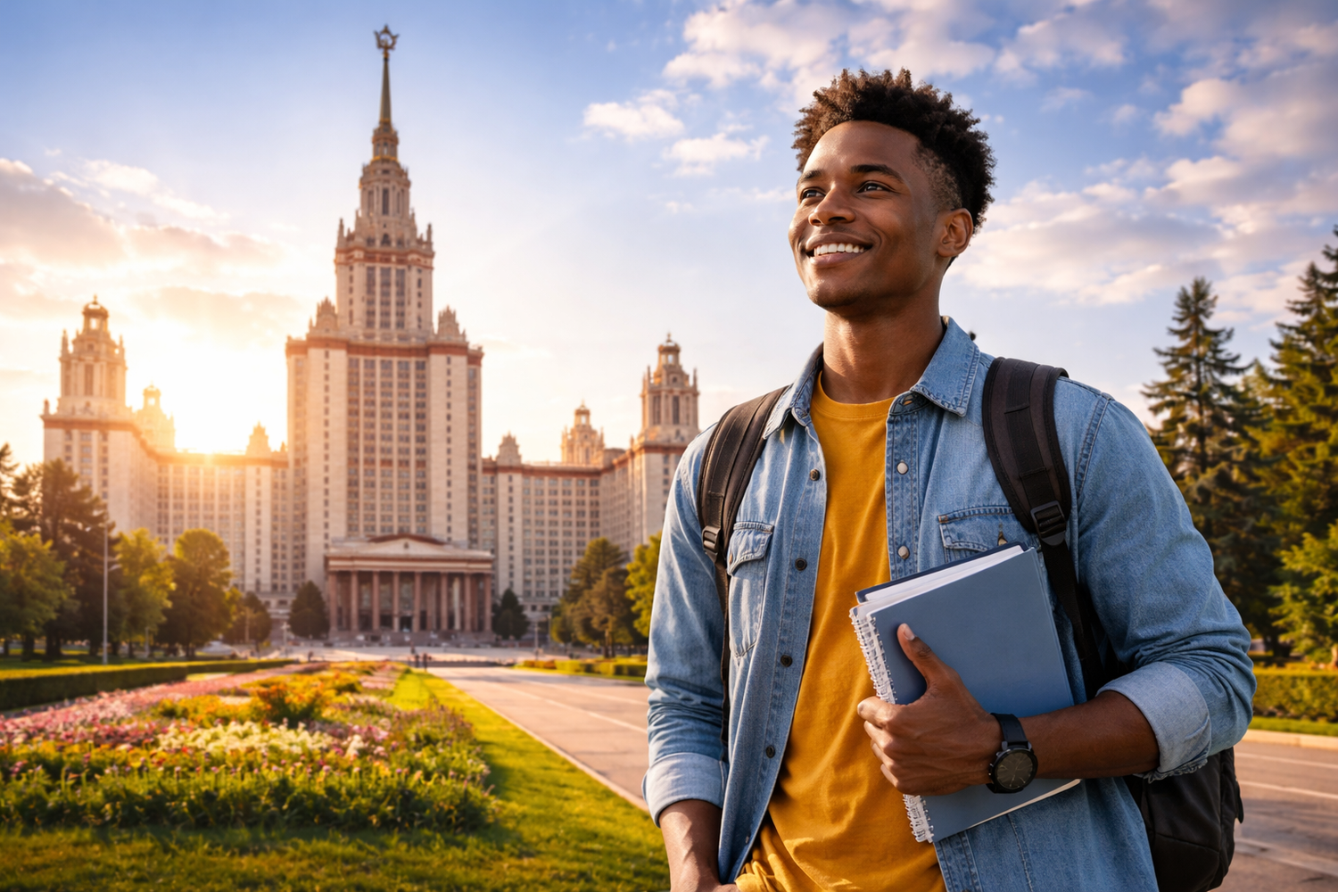 Moscow State University main campus - leading Russian university and a great place to study at