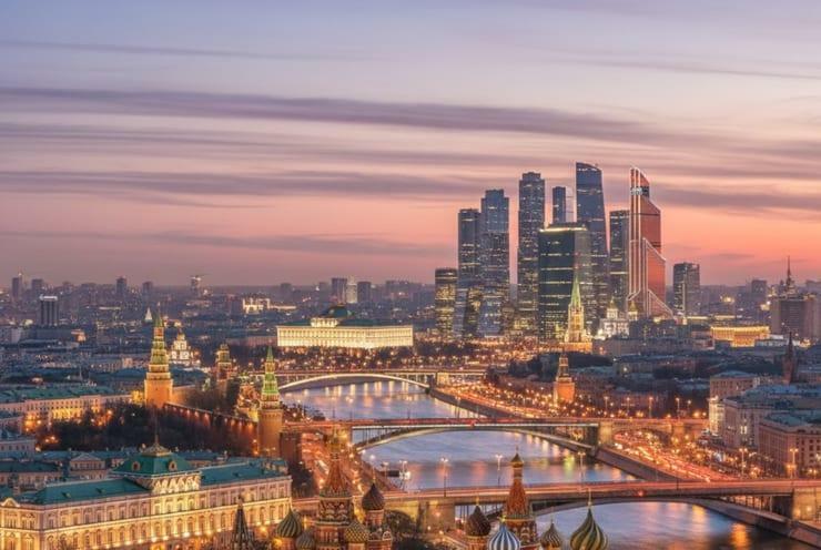 Moscow Russia cityscape for foreigners considering immigration
